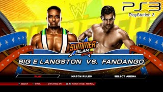 WWE 2K14 PS3 - Big E Langston VS Fandango [2K][mClassic]
