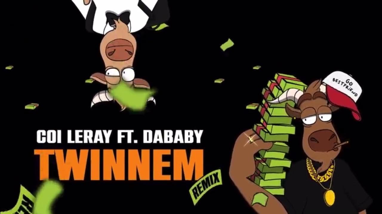 Coi Leray, DaBaby TWINNEM REMIX (Clean Lyrics) YouTube