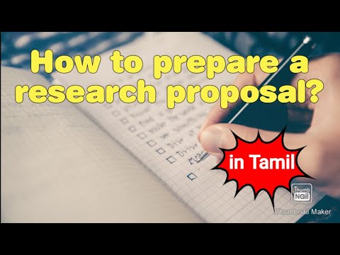 research proposal meaning in tamil