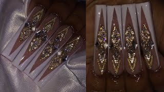 ACRYLIC PRESS ONS ! 😍 | AVOID SHRINKING PRESS ON NAILS ! | PRESS ON NAIL TUTORIAL ✨