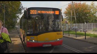 Poland, Warsaw, Bus 203 Ride From Maszewska 02 To Sokratesa 04