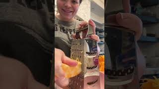 grating cheese (colby jack) pt 1 #shorts