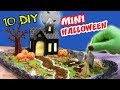 10 DIY HALLOWEEN MINIATURA - MINI CASA TERRROR - ZEN GARDEN - DIY ANTI ESTRÉS  | Manualidades aPasos