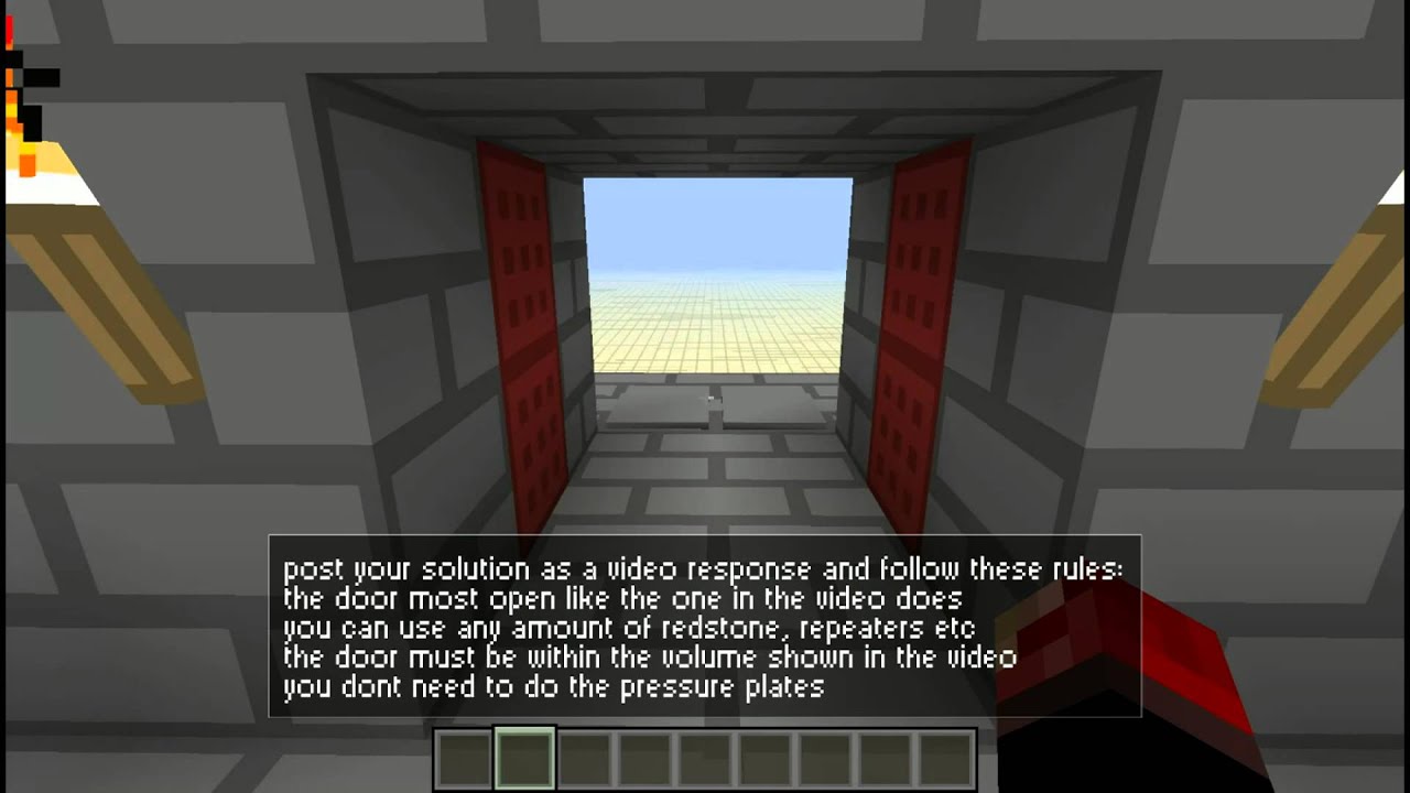 Challenge 2: 2x2 Sliding door (1 wide, 10x6x1 volume and diagonally synced)