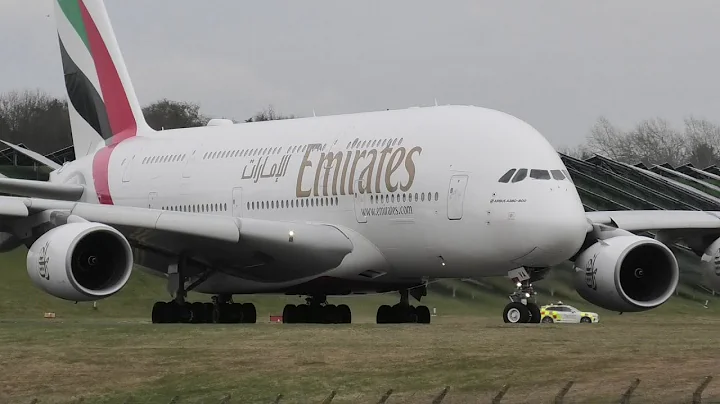 Emirates A380 aborted takeoff - Birmingham Airport. 22-03-25