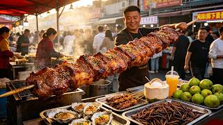Hidden Chinese Morning Market & Crazy Night Market! 30+ Food,Figs,Spicy Grilled Chicken Frame screenshot 5