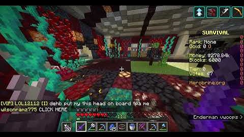 how to  earn in herobrine.org.server(pt-9)Hmm