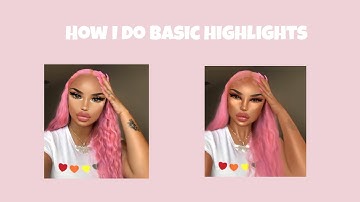 How I do basic highlights on procreate