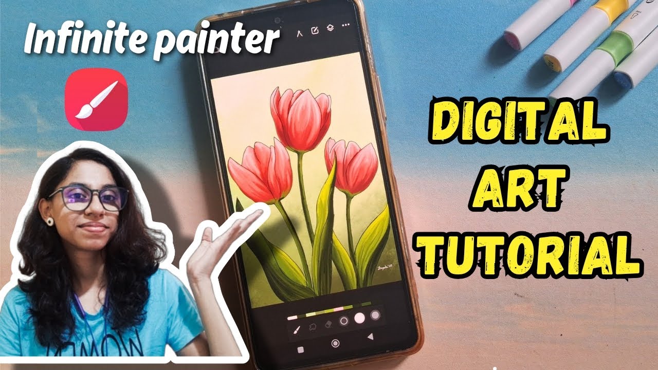 Digital Art Tutorial in Bengali/ ডিজিটাল আর্ট / Step by step tutorial ...