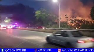 Fire on ABC Highway