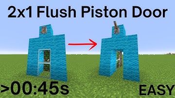 EASY 2x1 Flush Piston Door in under a MINUTE