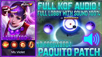 GUINEVERE ATHENA ASAMIYA KOF SKIN ( FIX AUDIO ) FULL EFFECTS ABC FILE & NOT ABC FILE PATCH PAQUITO