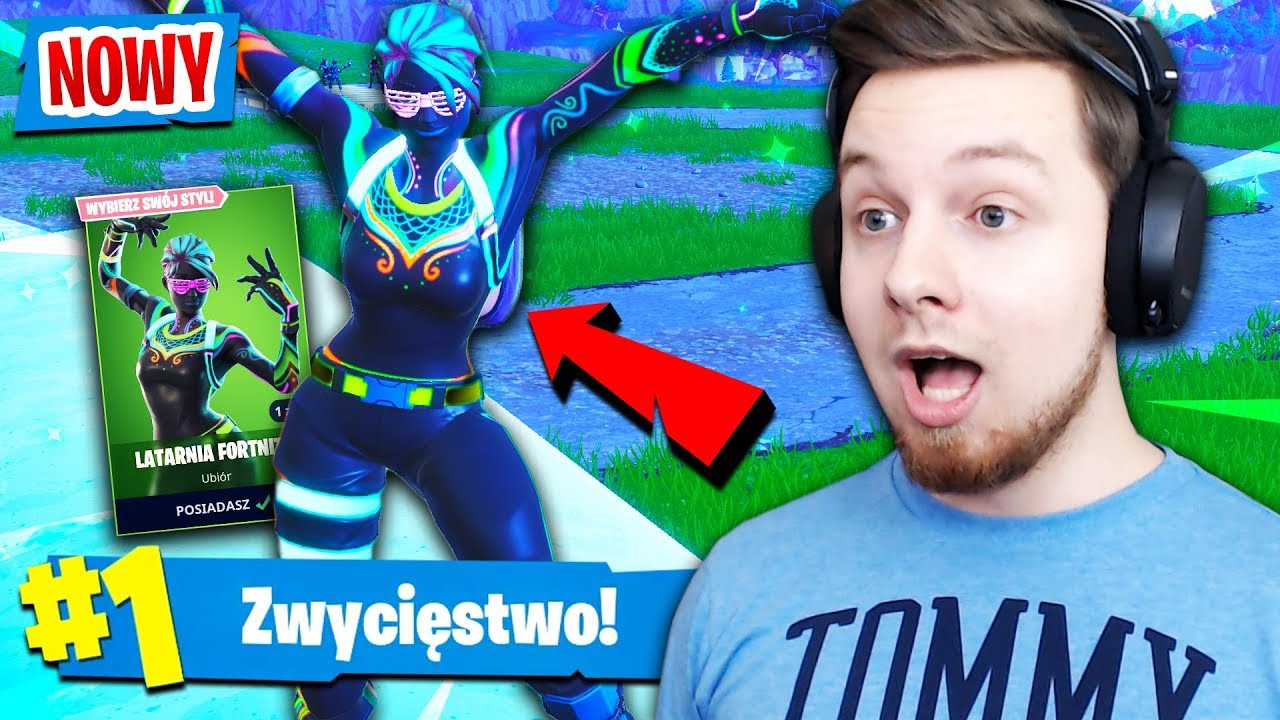 nowy neonowy skin latarnia fortnite fortnite - skiny fortnite po polsku