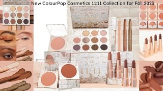 New!ColourPop Cosmetics 11:11 Collection for Fall 2023|Makeup News 2023|New Makeup Releases 2023 screenshot 4