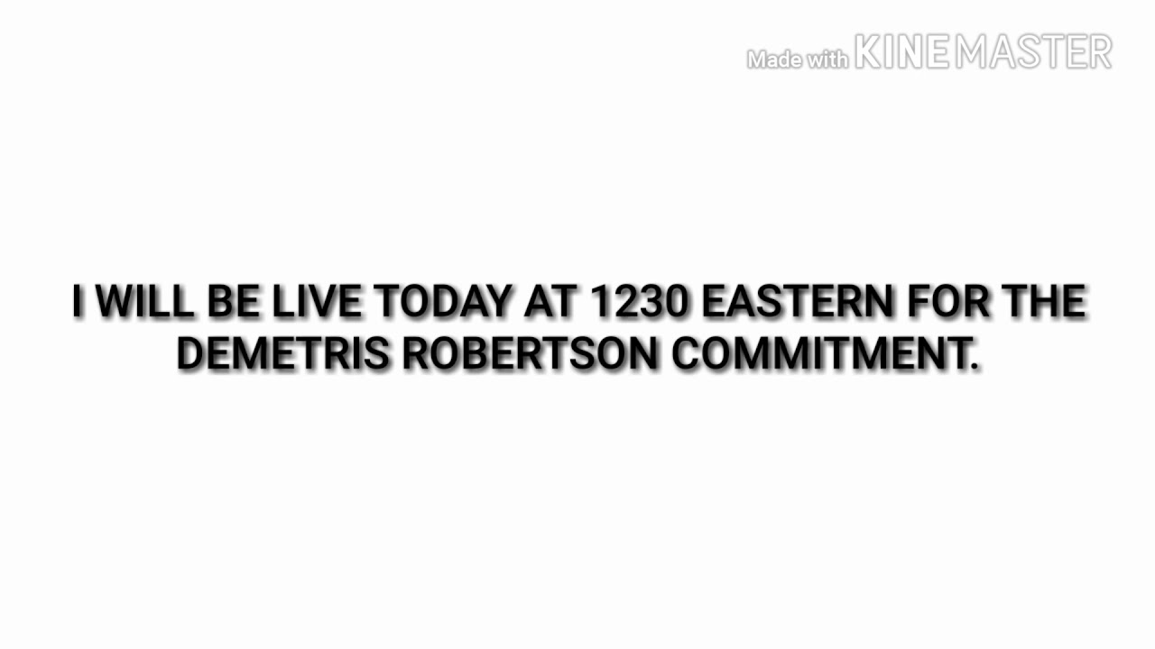 Demetris Robertson Commitment clemson tigers location