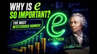 WHY EULER'S CONSTANT(e) IS LOVED BY EVERY SCIENTISTS, THE SECRET NUMBER BEHIND GROWTH e=2.718#maths