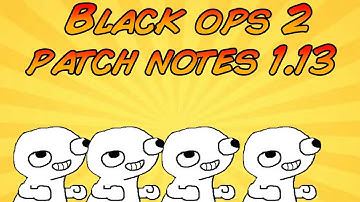 Black Ops 2: Patch notes 1.13