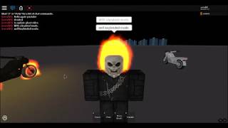 Roblox Ghost Rider Showcase Updated Youtube - roblox ghost shirt