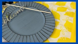 Lemon Door Hanger DIY || Summer Decor || Just 1 Easy Craft