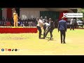 Drama as kakamega man trying to access ruto is manhandled in front of the president