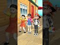 When Nick and Tani Plays The Squid Game Marbles in Scary Teacher 3D #short #3danimation