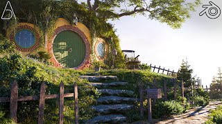 Recreating The Shire in Blender 4.0