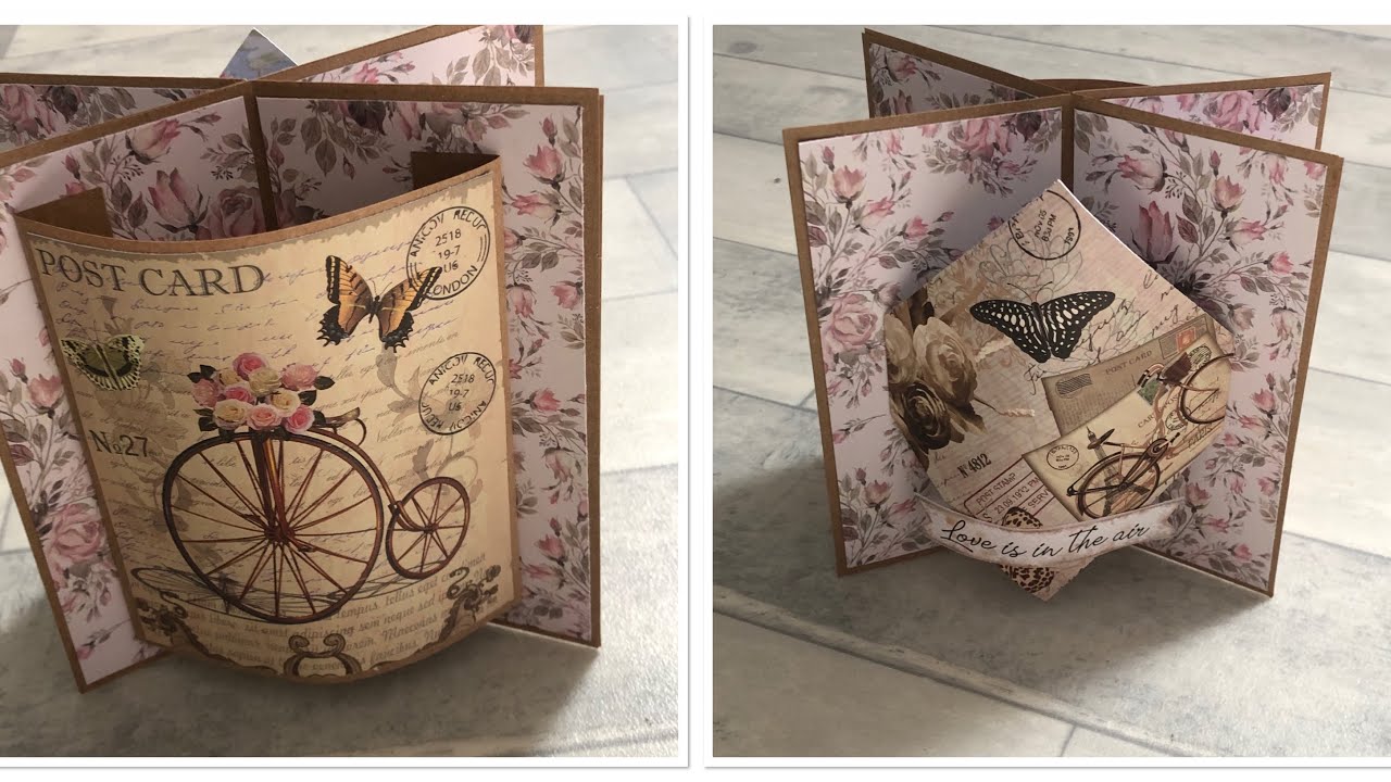 tuto carte tour facile / avec un effet WAHOUU /100% action