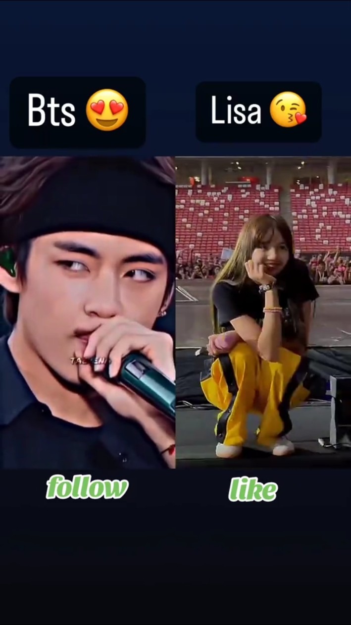 bts 💙 vs Lisa 🩷#bts#shorts #shortvideo - YouTube