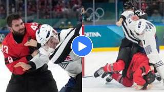 Tom Wilson vs Pierre Crinon Fight | Tom Wilson EJECTED for Defending MacKinnon! (Canada vs France)