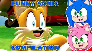 Sonic and Amy watch the Funniest Sonic Compilation