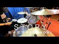 鈴木愛理 x Scandal - Story (Live Cover) | Drum Cam