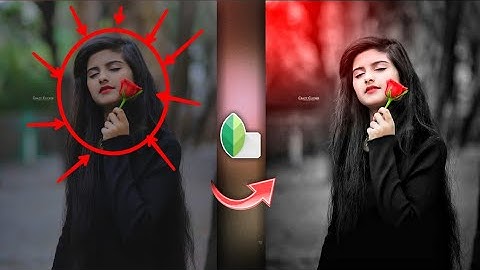 Snapseed Red Light Effect Photo Editing |  Snapseed Creative Editing | Snapseed Photo Editing |😍