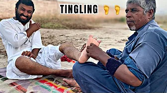 ASMR FEET TINGLING MASSAGE FOR MEN DEEP RELAXATION & LEG PAIN RELIEF THERAPY | FOOT REFLEXOLOGY ASMR