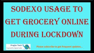 Sodexo Online Grocery | Food Purchase During Lockdown 2022 screenshot 5