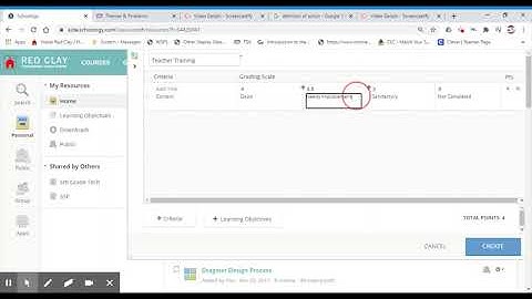 Creating Grading Rubrics in Schoology and Linking Content Standards
