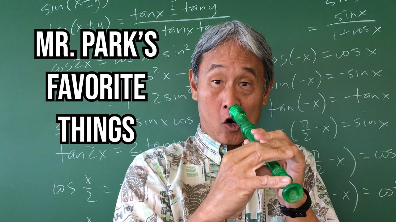 Mr. Park's Favorite Things YouTube