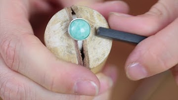 Make a Stone Set Ring With Pre Made Settings - Part 2
