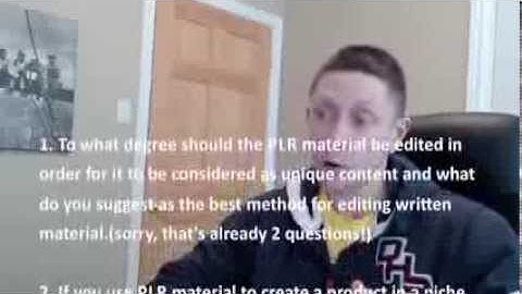 PLR Q&A Session 2 - Customizing PLR and Using A Pen Name