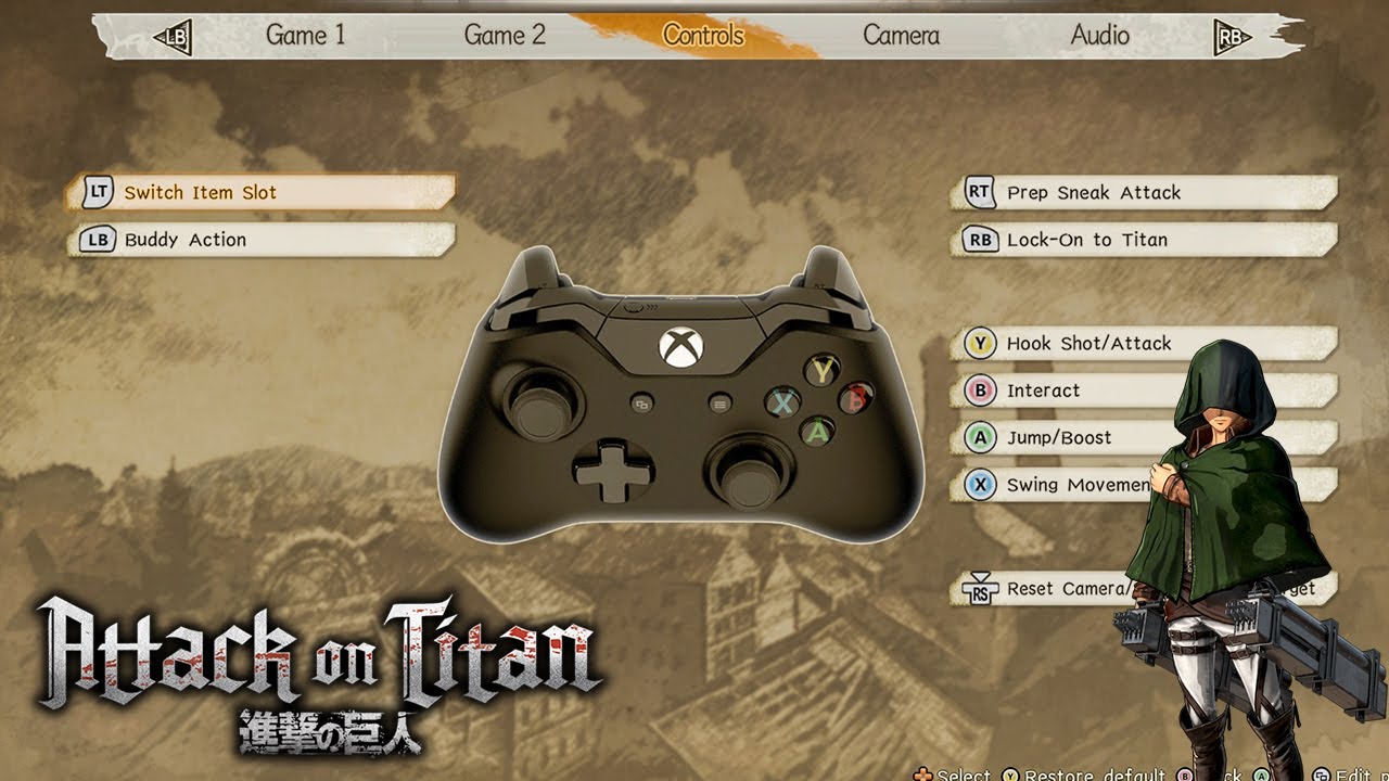 Controls, Settings and Movement - Attack on Titan 2 Final Battle Guide -  YouTube