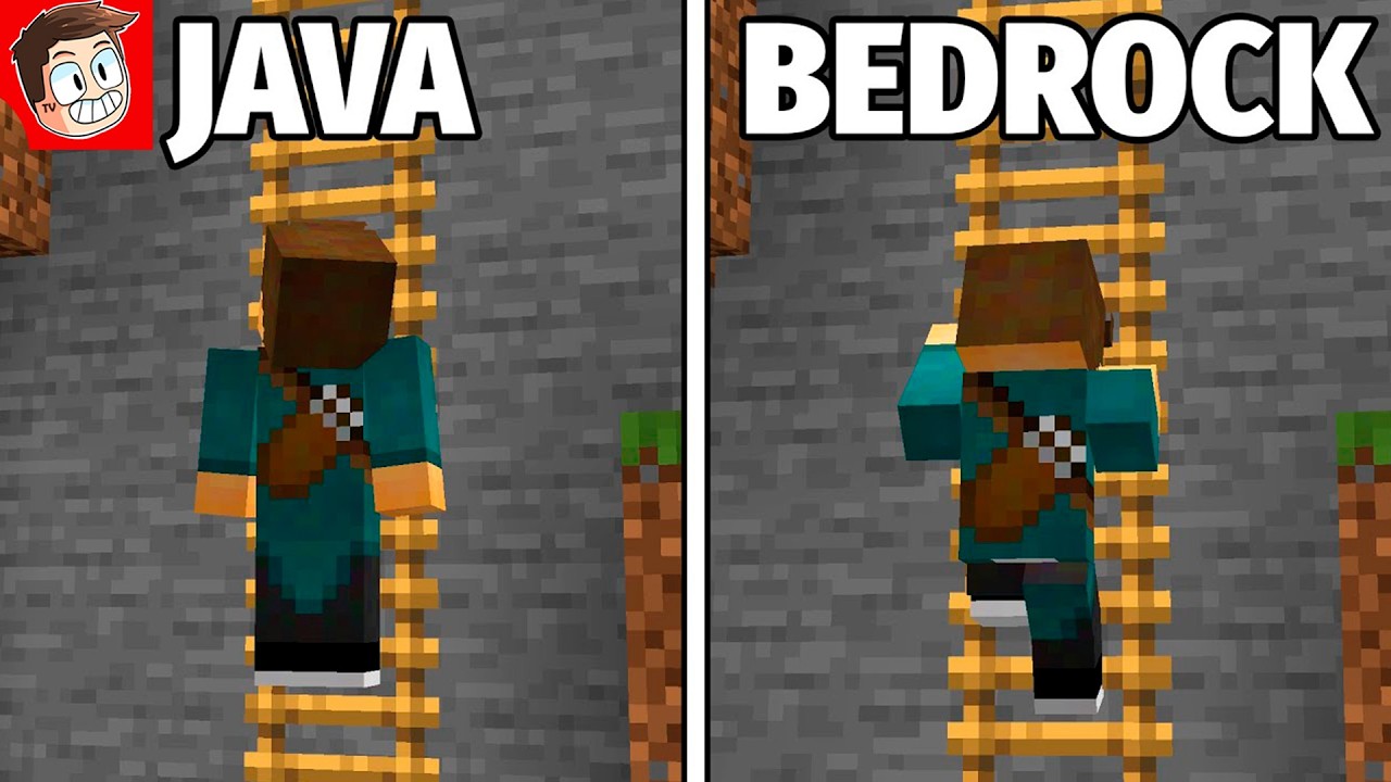 Revelei DIFERENÇAS Entre JAVA e BEDROCK!