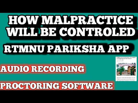 RTMNU Pariksha App | How Malpractice Will Control | Features of Pariksha App | RTMNU Exam Updates |