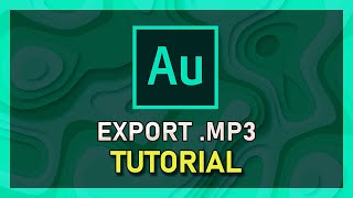 Famous Adobe Audition - How To Export Audio to .mp3 Profile
