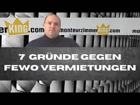 Ferienwohnung vermieten -VS- Monteurzimmer Vermietung - 7 Gründe die für Monteurzimmer sprechen