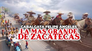TRADICIONAL CABALGATA CHARRA DE COLONIA FELIPE ÁNGELES: La más grande de Zacatecas