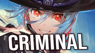 Nightcore - Criminal (Lyrics) Resimi