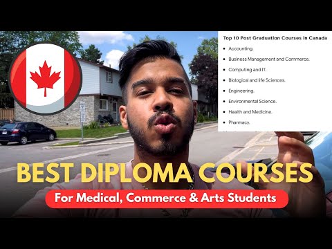 Best Diploma Courses In Canada For Medical, Commerce U0026 Arts Students | DIRECT PR U0026 HIGH SALARY !!