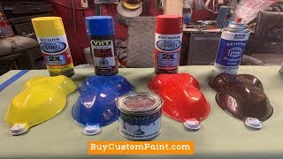 How to use 2k Clear over Rustoleum Spray paint (Red Pearl Spray out)