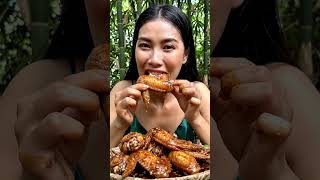 She Can’t Stop Eating These Sticky Braised Chicken Wings!/Jesus Eternal Plan 4K video