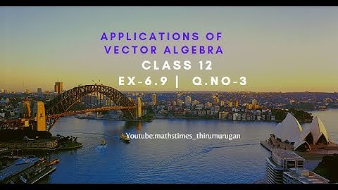 Class 12|EX-6.9|Q.no-3|Applications of Vector Algebra|Angle between a line and a plane