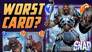 WORST NEW CARD IN SNAP!? Winning with M'Baku!